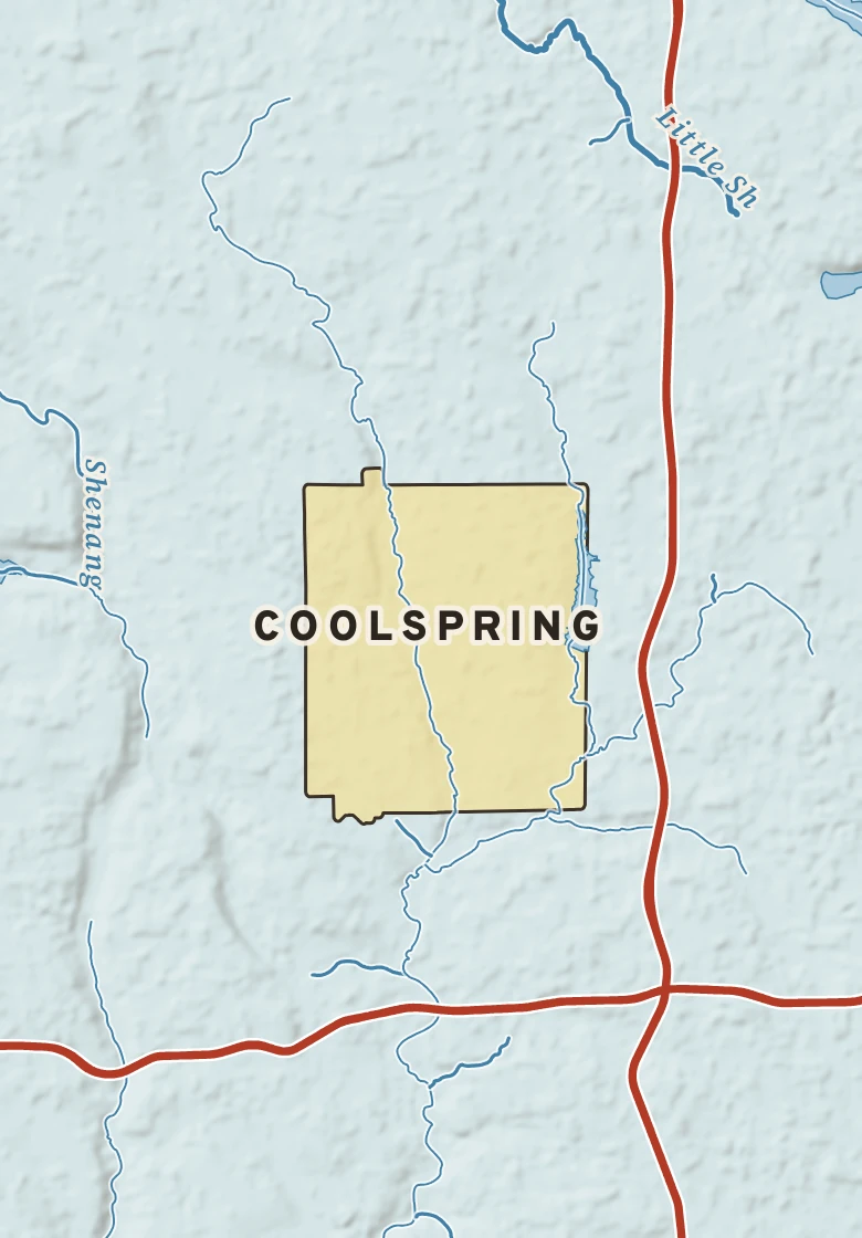 Atlas plate of Coolspring, Pennsylvania.