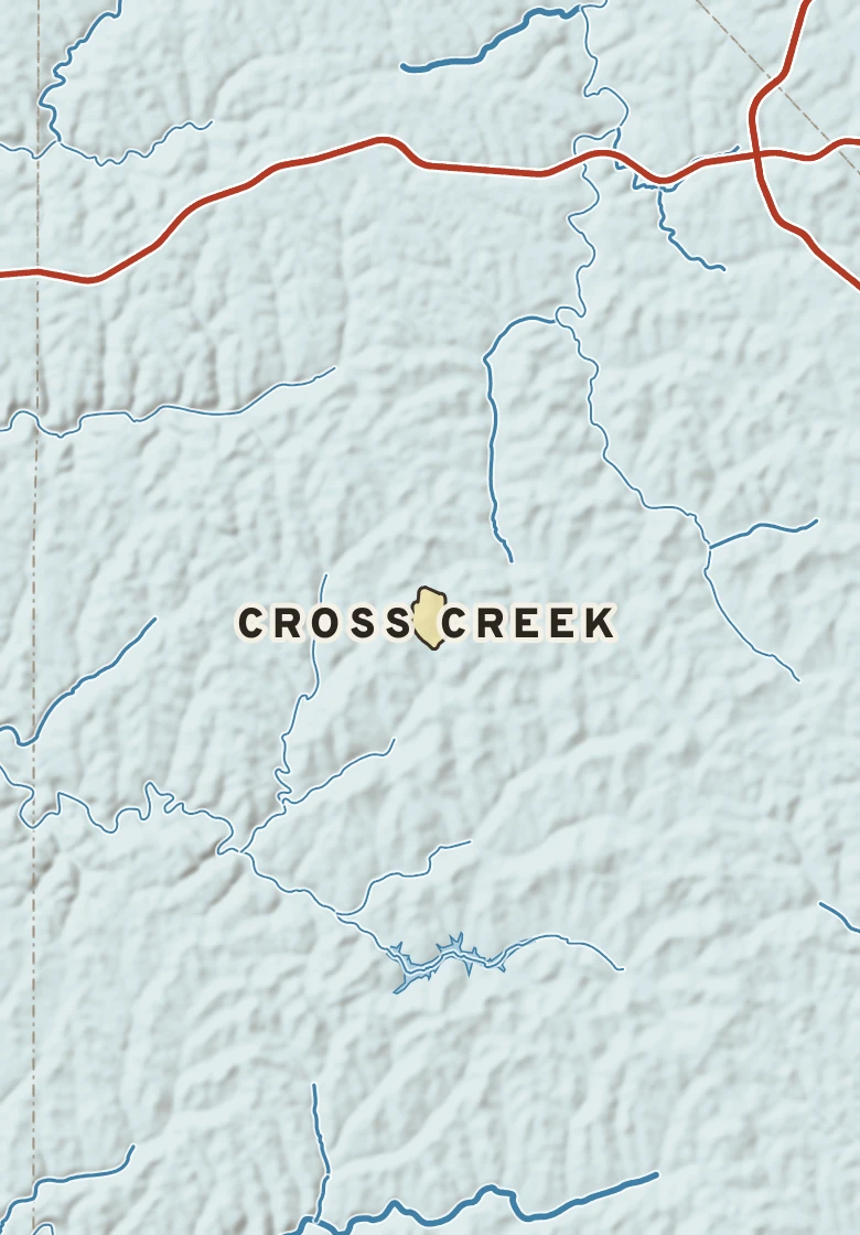 Atlas plate of Cross Creek, Pennsylvania.