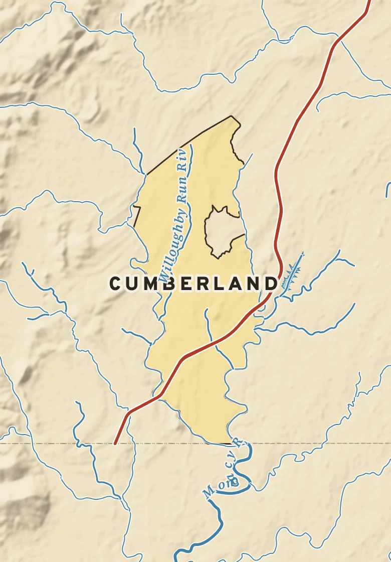 Atlas plate of Cumberland, Pennsylvania.