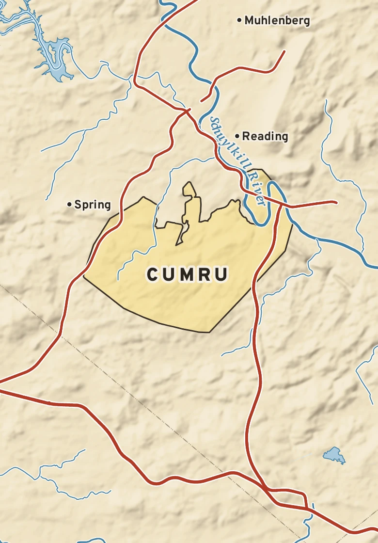 Atlas plate of Cumru, Pennsylvania.