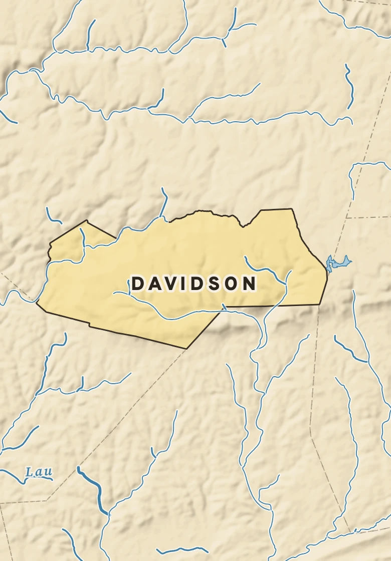Atlas plate of Davidson, Pennsylvania.