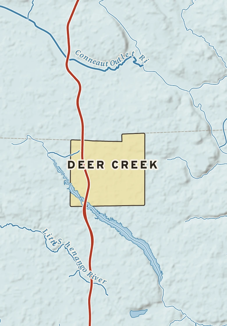 Atlas plate of Deer Creek, Pennsylvania.