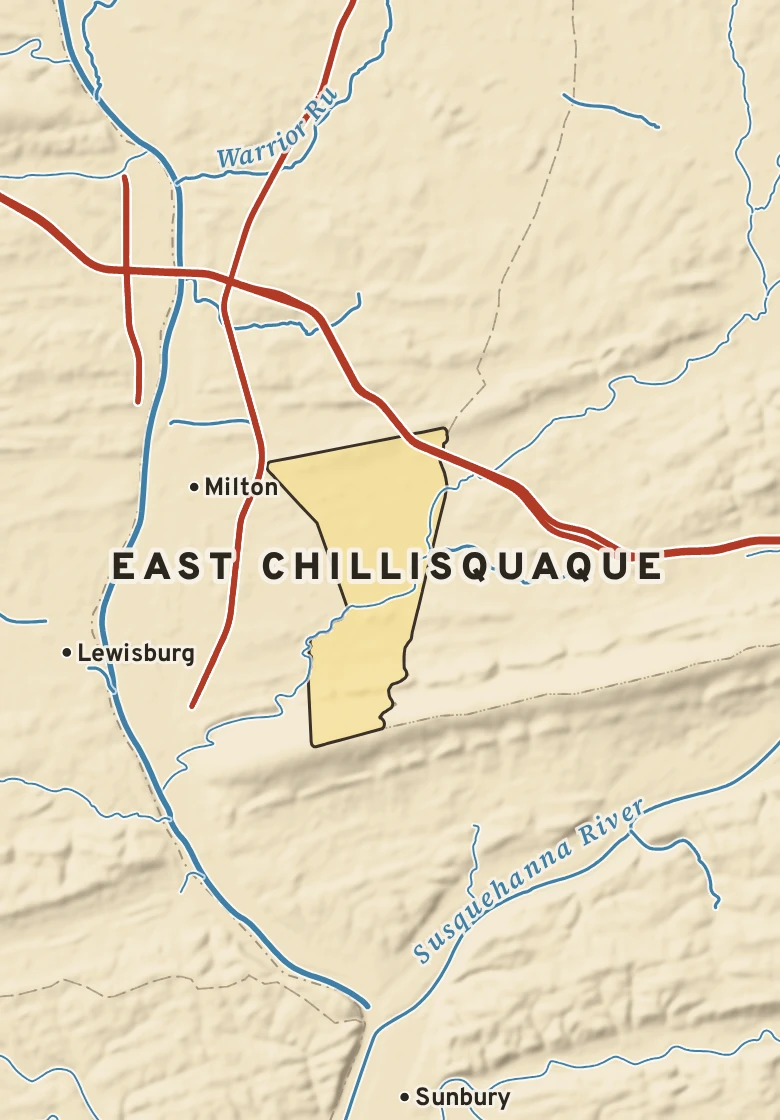 Atlas plate of East Chillisquaque, Pennsylvania.
