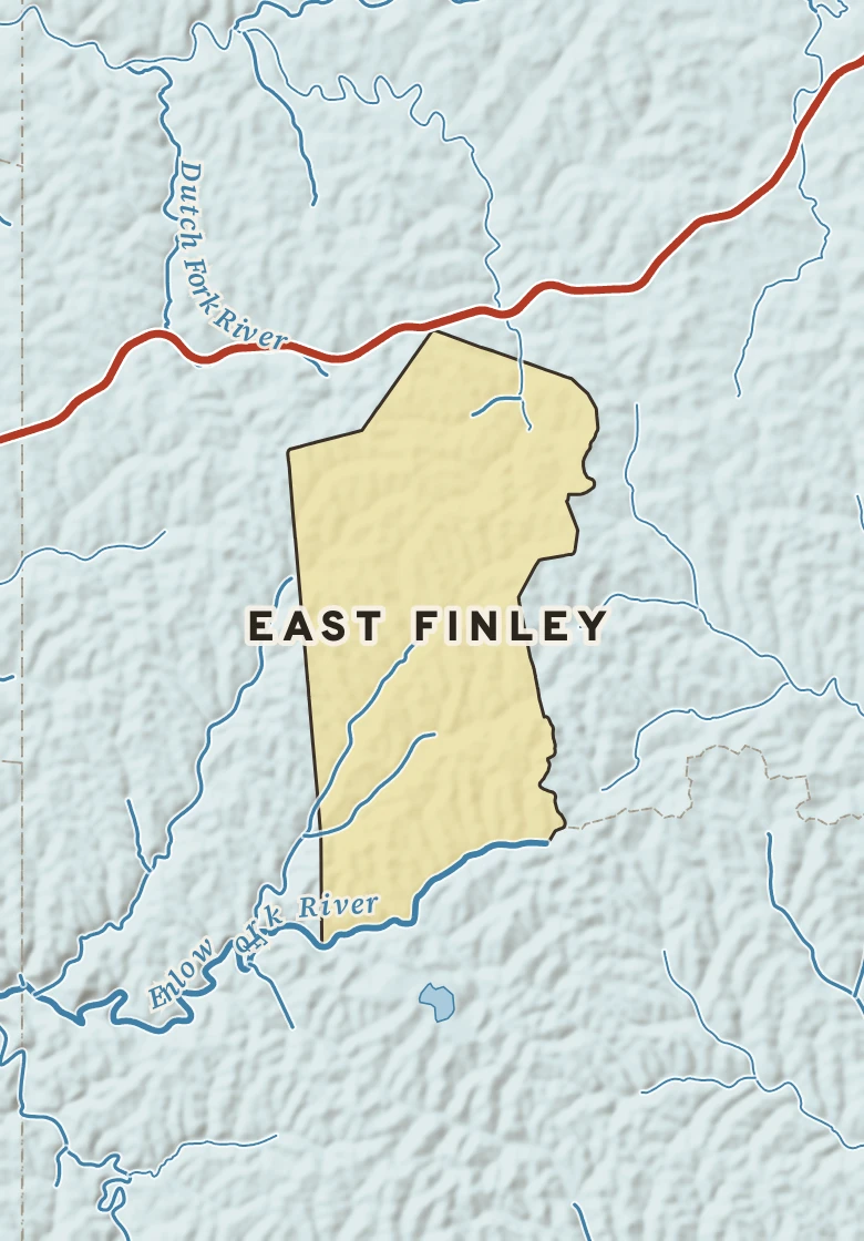 Atlas plate of East Finley, Pennsylvania.