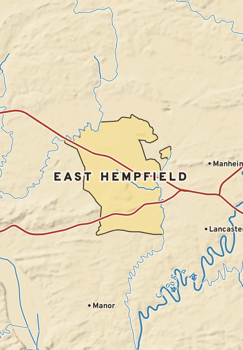 Atlas plate of East Hempfield, Pennsylvania.
