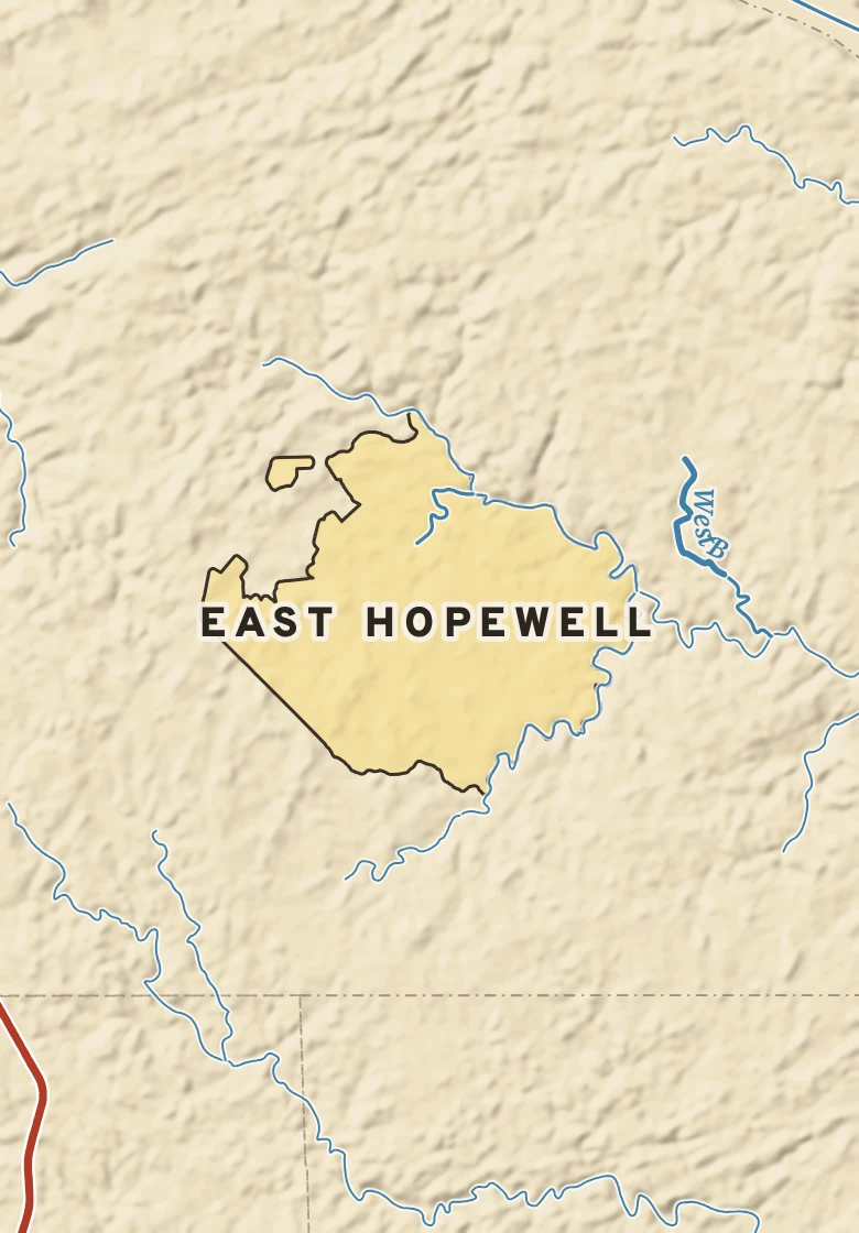 Atlas plate of East Hopewell, Pennsylvania.