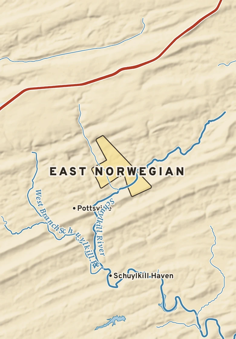 Atlas plate of East Norwegian, Pennsylvania.