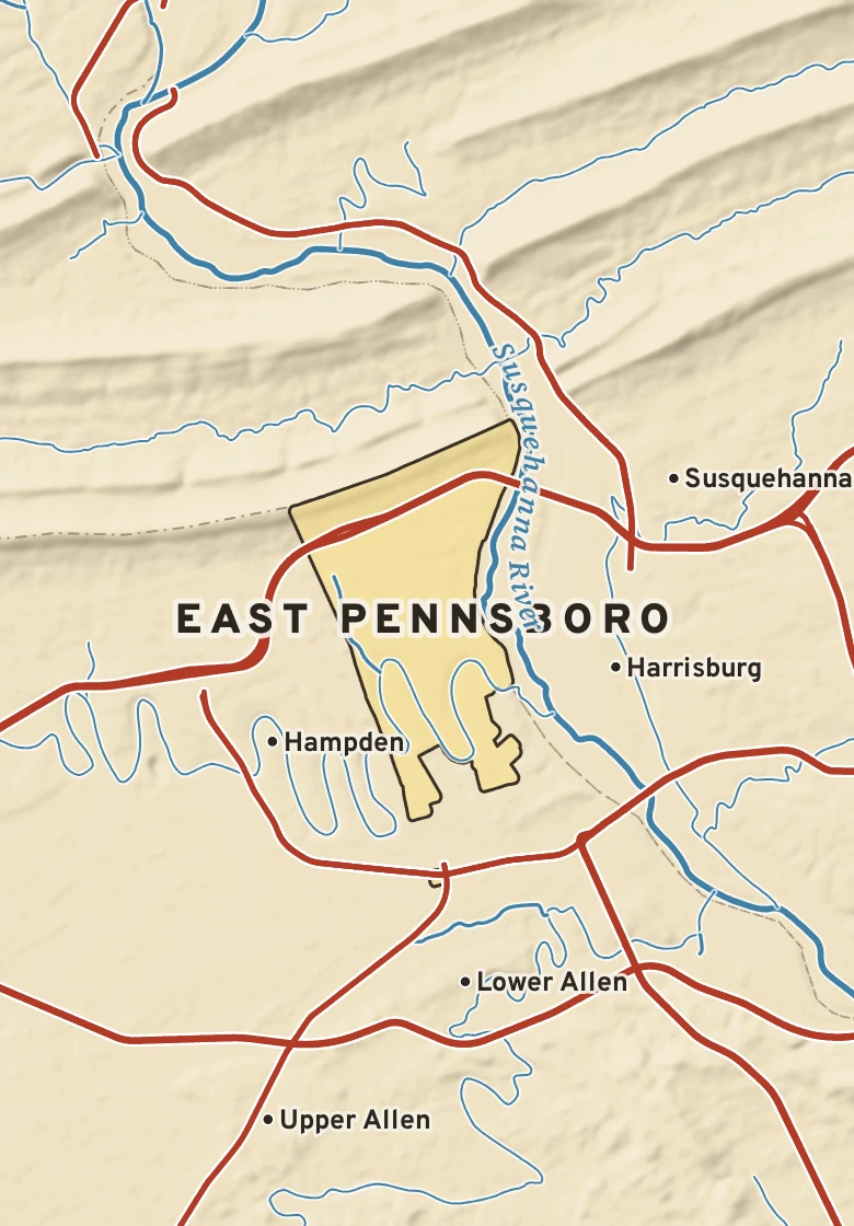Atlas plate of East Pennsboro, Pennsylvania.