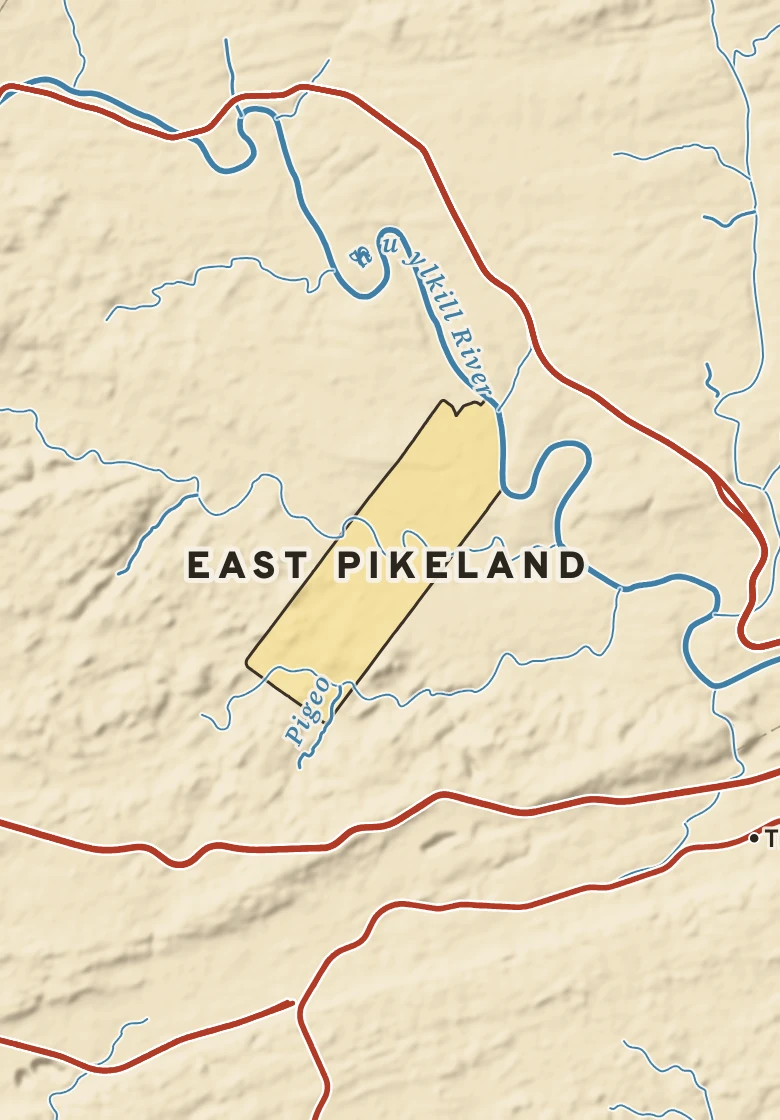Atlas plate of East Pikeland, Pennsylvania.
