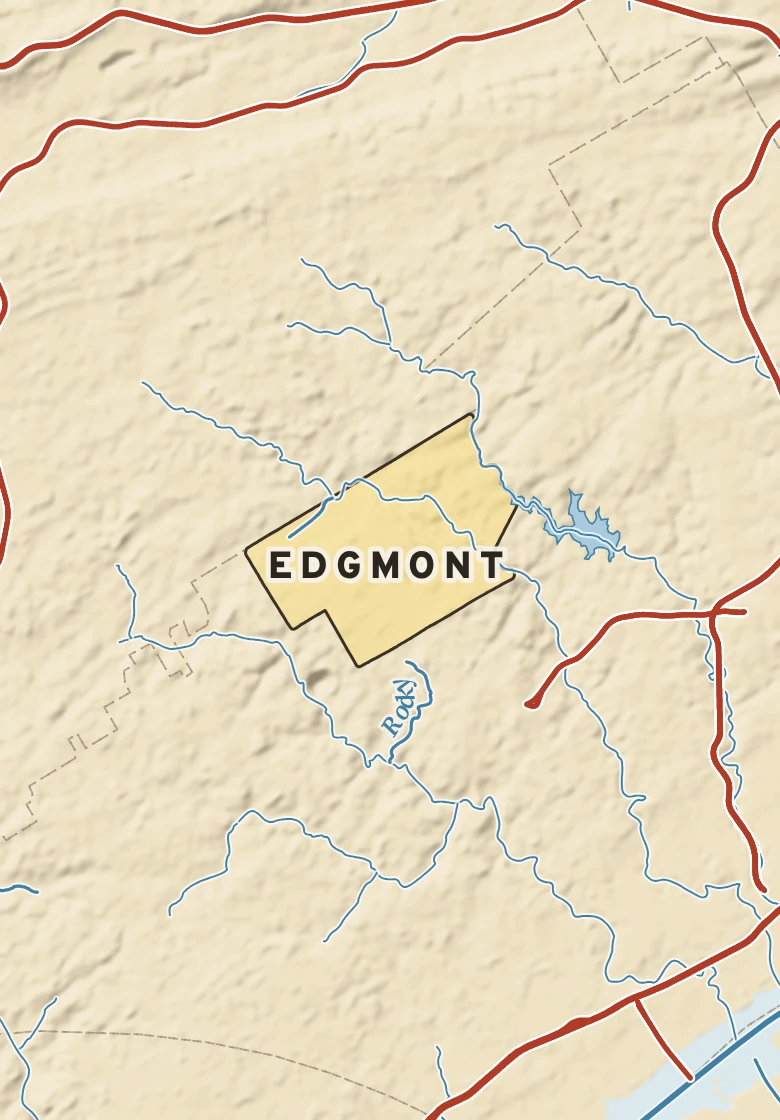 Atlas plate of Edgmont, Pennsylvania.
