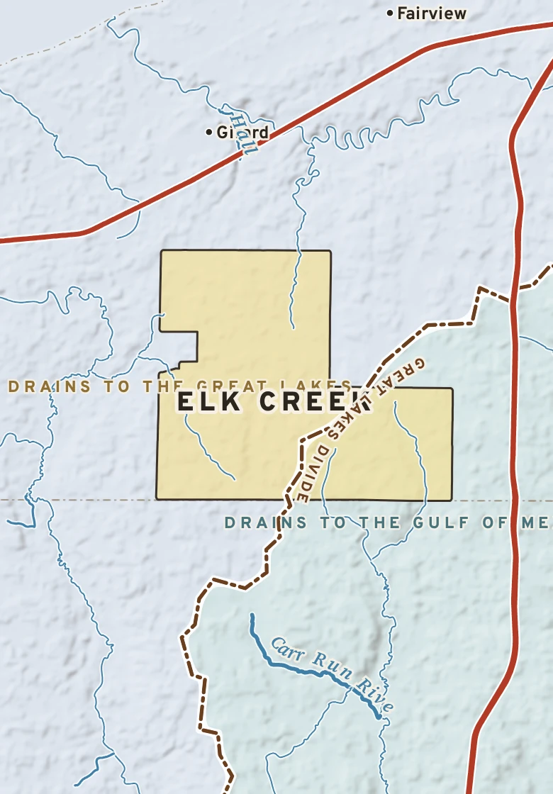 Atlas plate of Elk Creek, Pennsylvania.