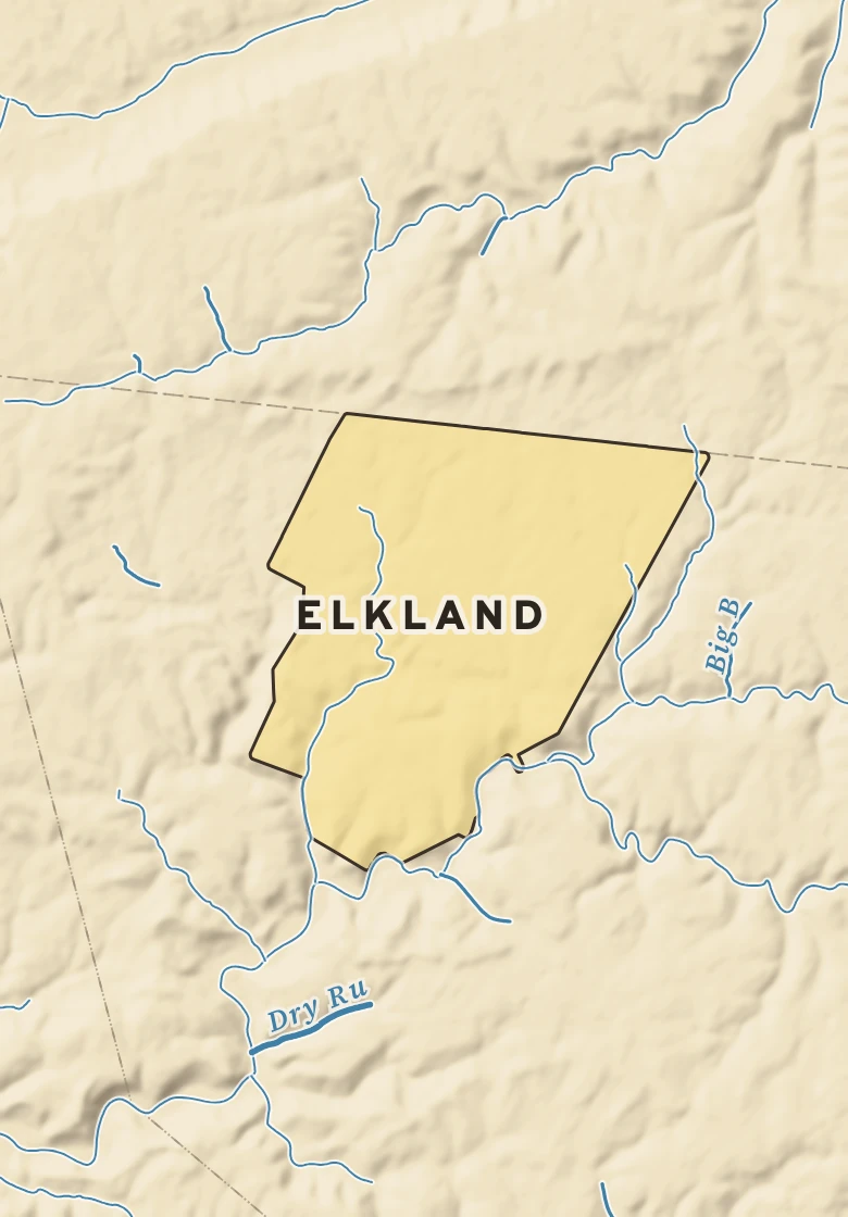 Atlas plate of Elkland, Pennsylvania.