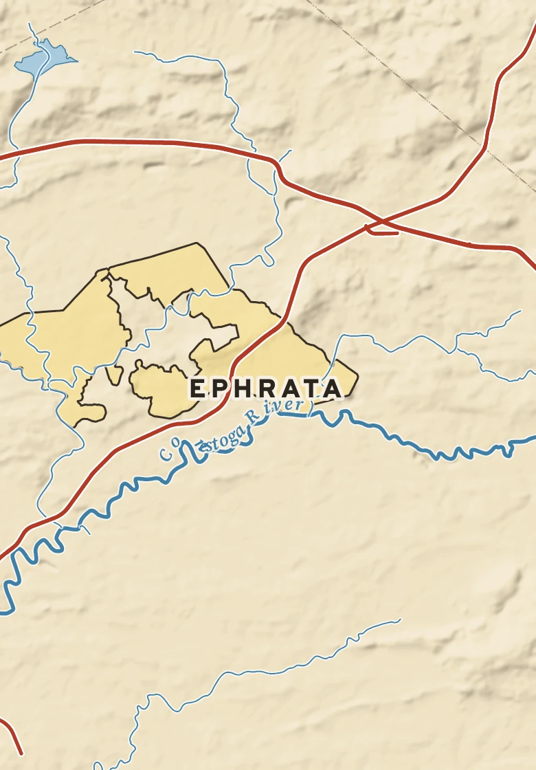 Atlas plate of Ephrata, Pennsylvania.