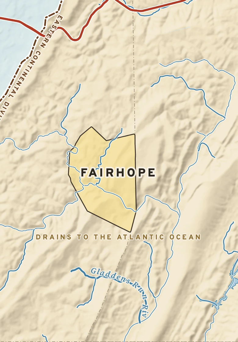 Atlas plate of Fairhope, Pennsylvania.