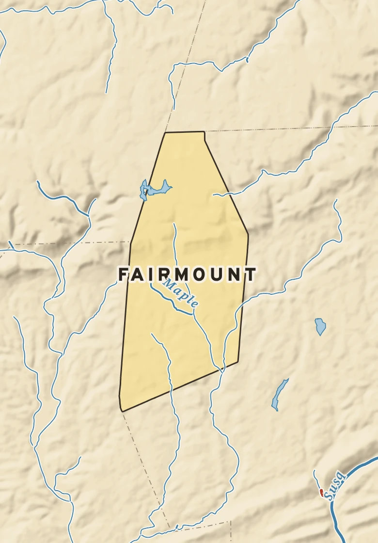 Atlas plate of Fairmount, Pennsylvania.