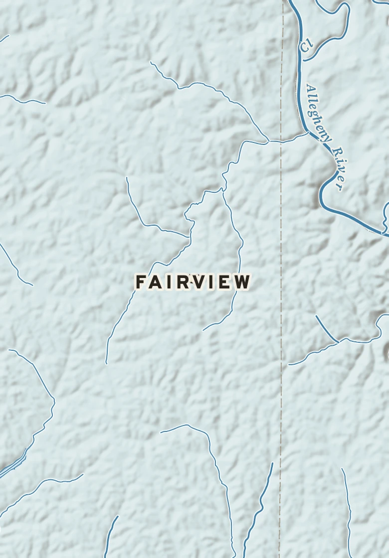 Atlas plate of Fairview, Pennsylvania.