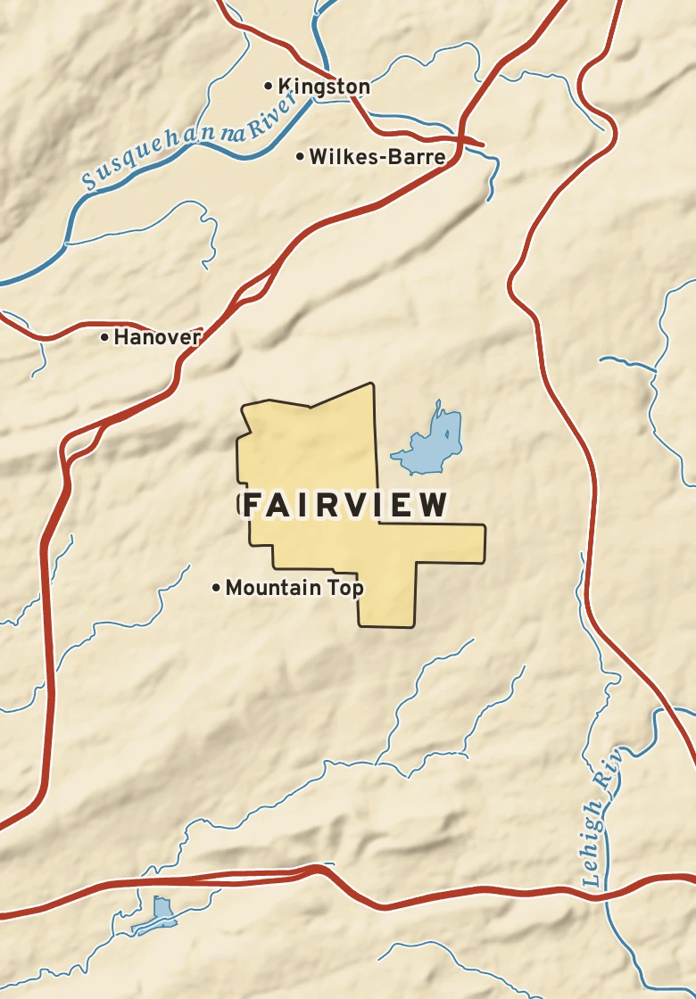 Atlas plate of Fairview, Pennsylvania.