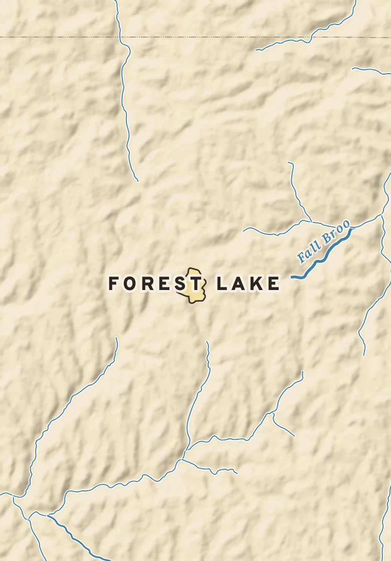 Atlas plate of Forest Lake, Pennsylvania.