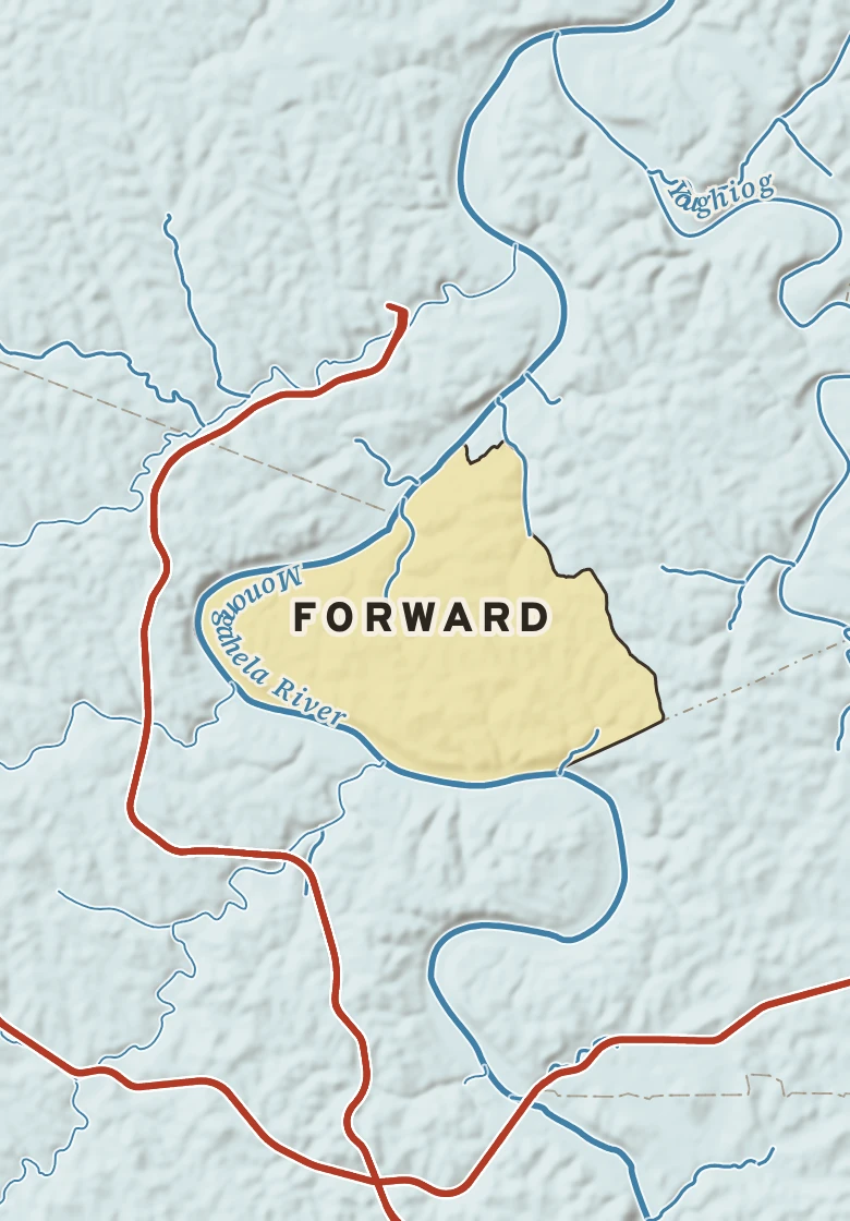Atlas plate of Forward, Pennsylvania.