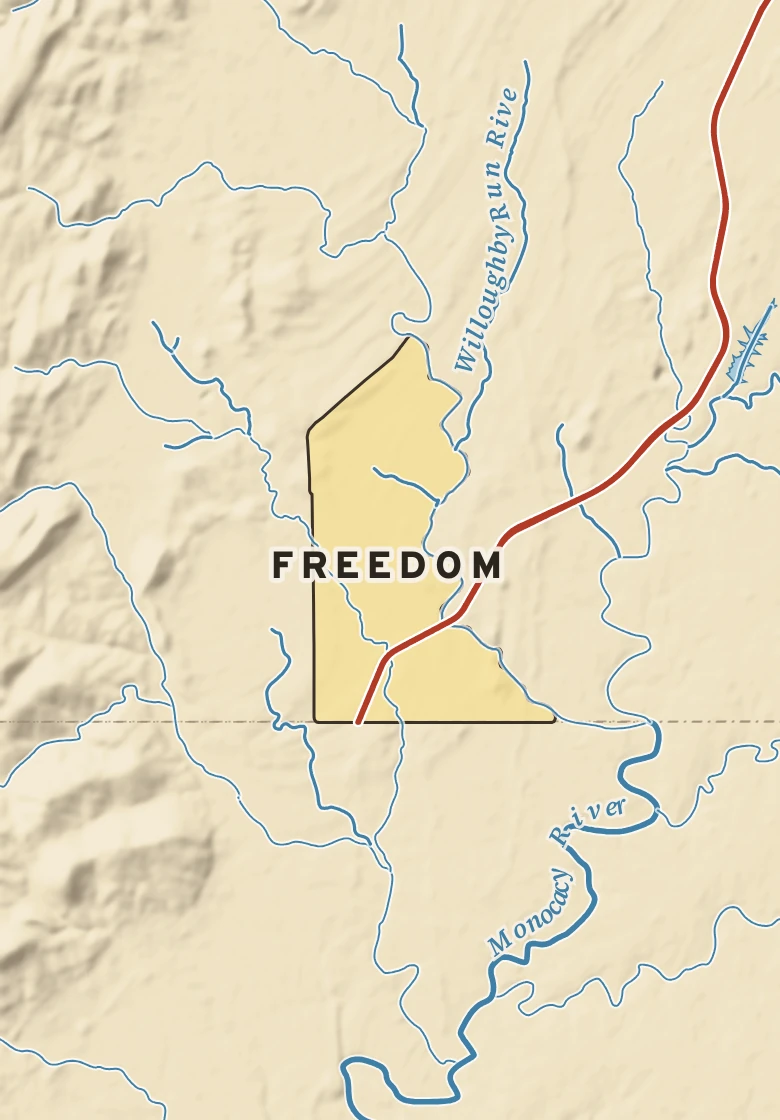 Atlas plate of Freedom, Pennsylvania.