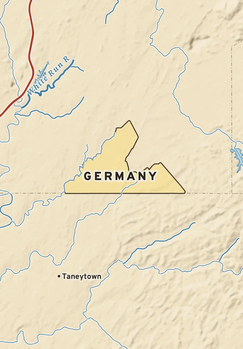 Atlas plate of Germany, Pennsylvania.