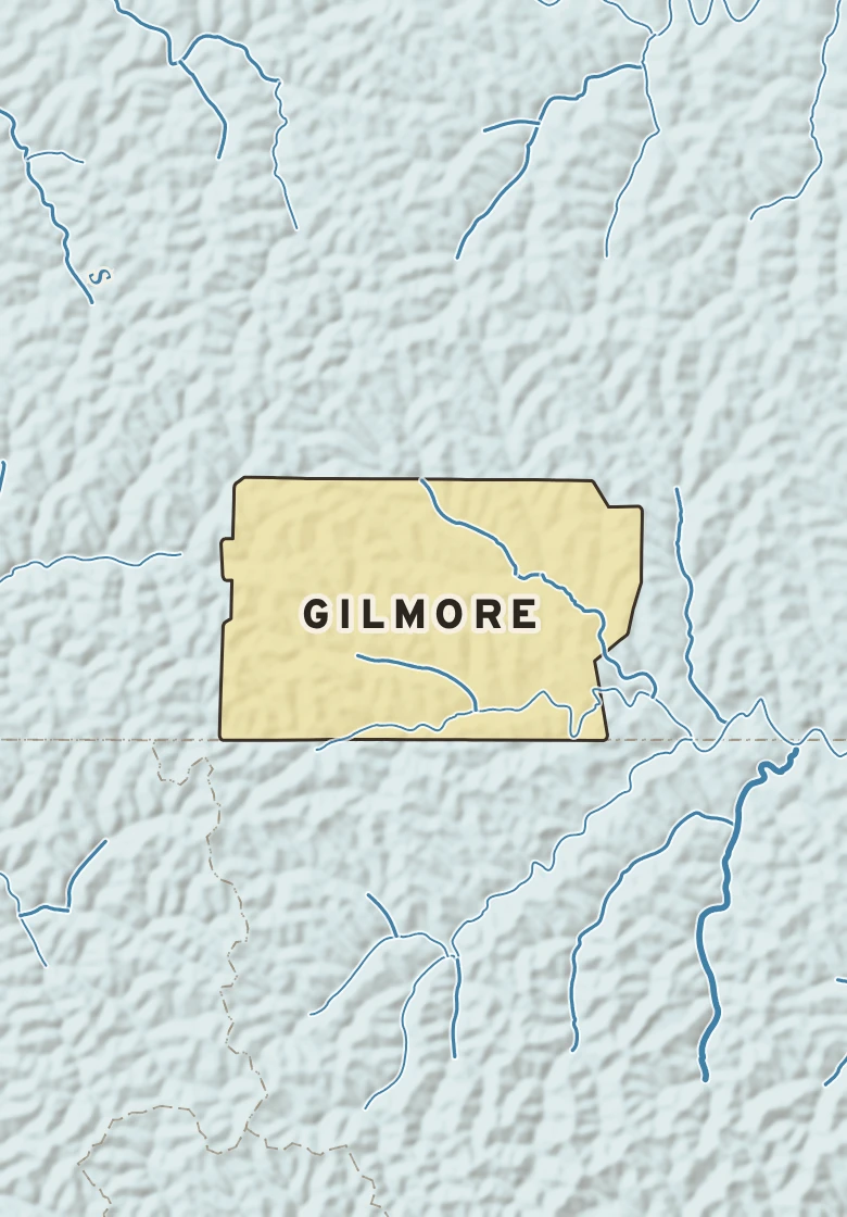 Atlas plate of Gilmore, Pennsylvania.