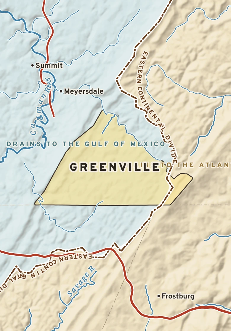 Atlas plate of Greenville, Pennsylvania.