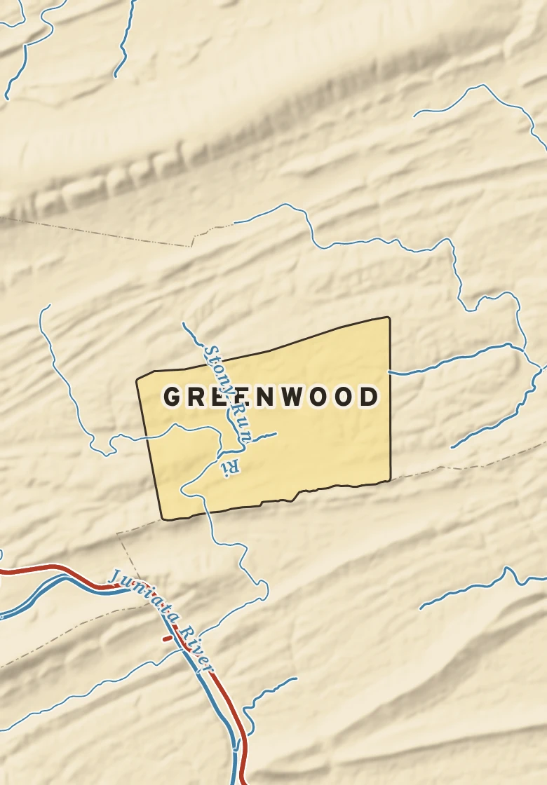 Atlas plate of Greenwood, Pennsylvania.