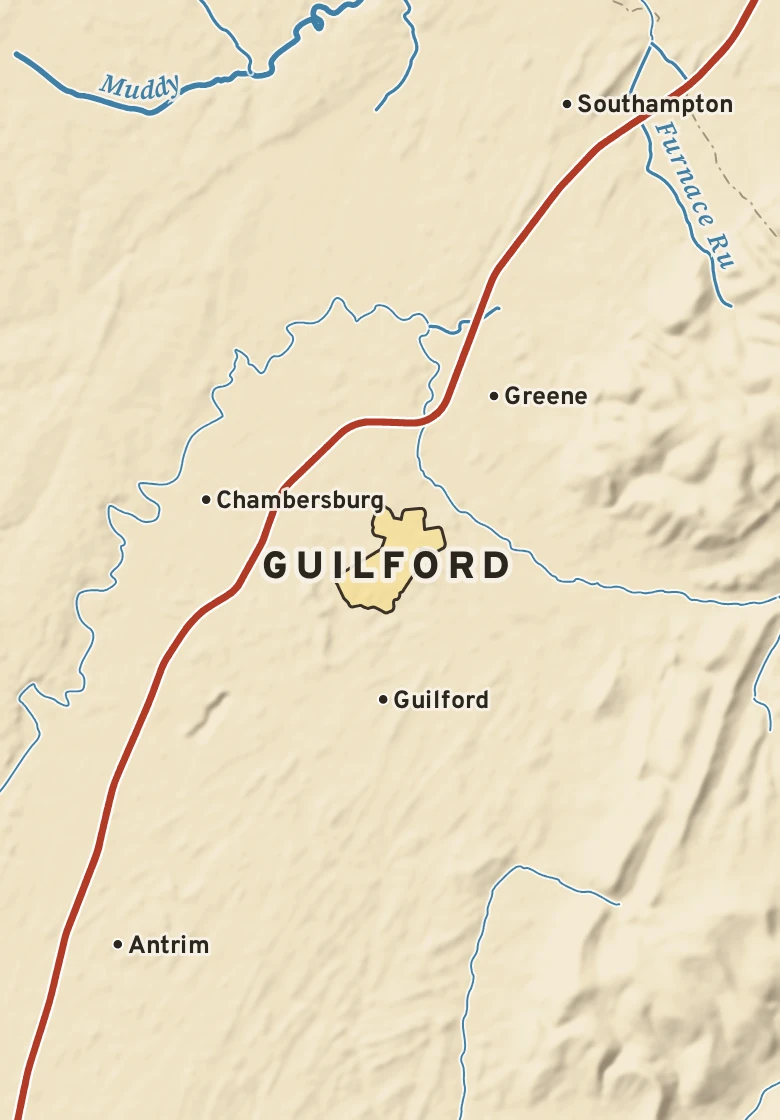 Atlas plate of Guilford, Pennsylvania.
