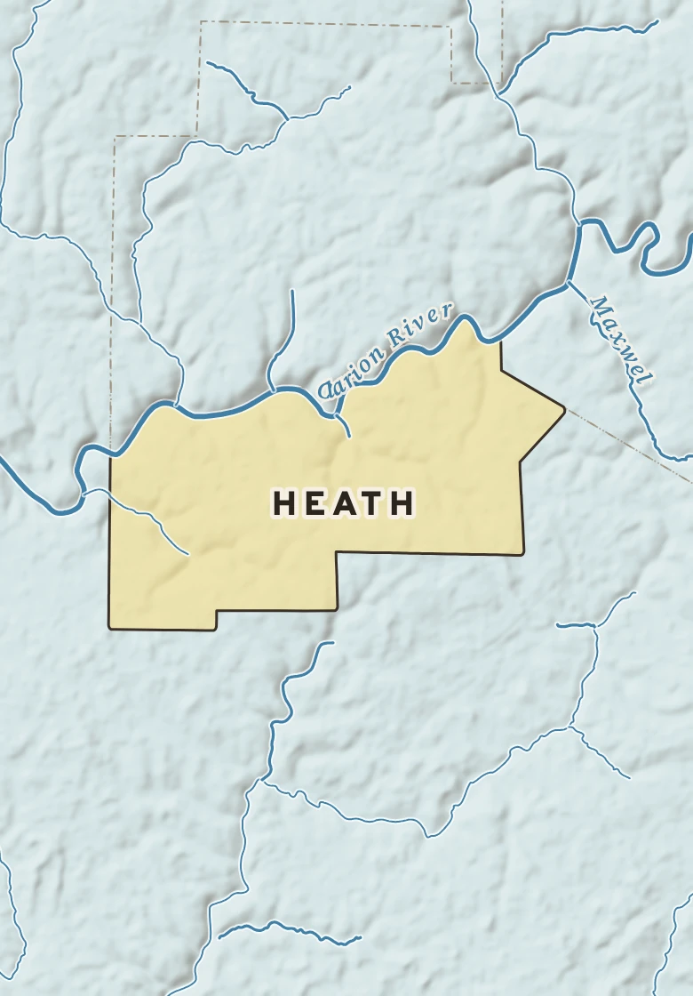 Atlas plate of Heath, Pennsylvania.