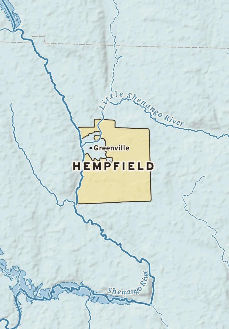 Atlas plate of Hempfield, Pennsylvania.