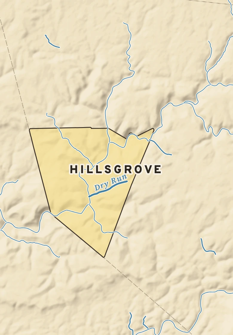 Atlas plate of Hillsgrove, Pennsylvania.