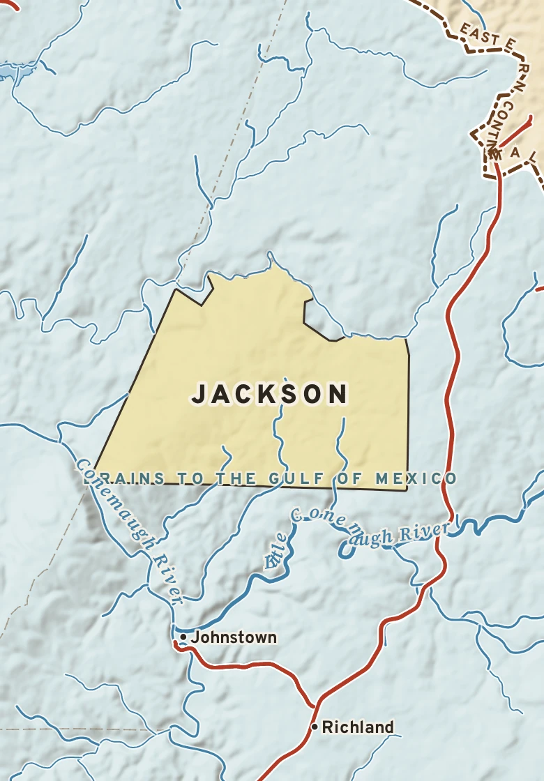 Atlas plate of Jackson, Pennsylvania.
