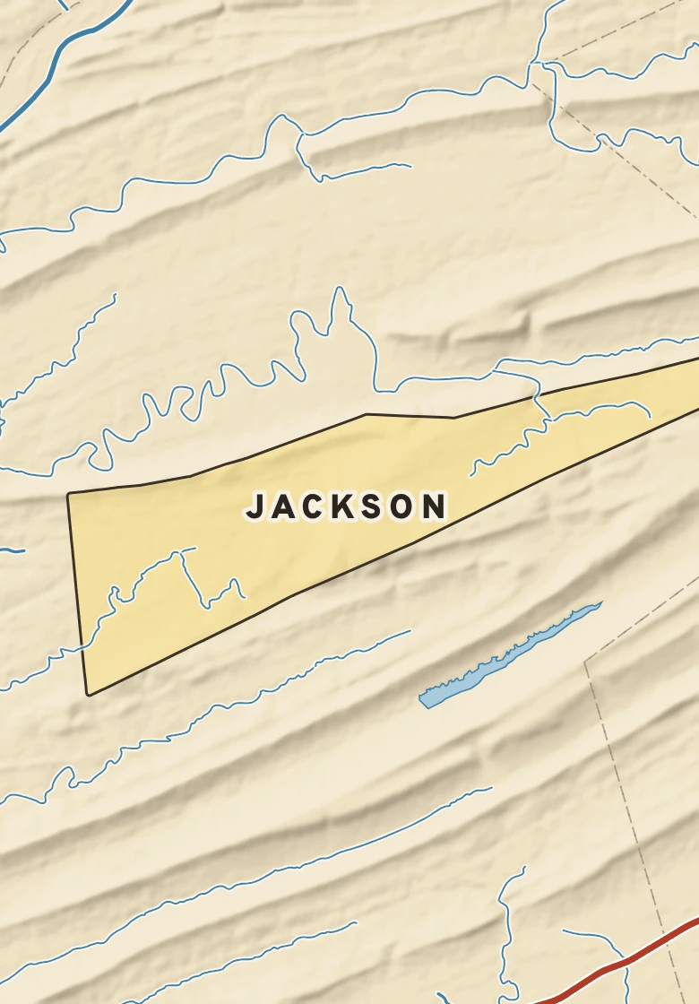 Atlas plate of Jackson, Pennsylvania.