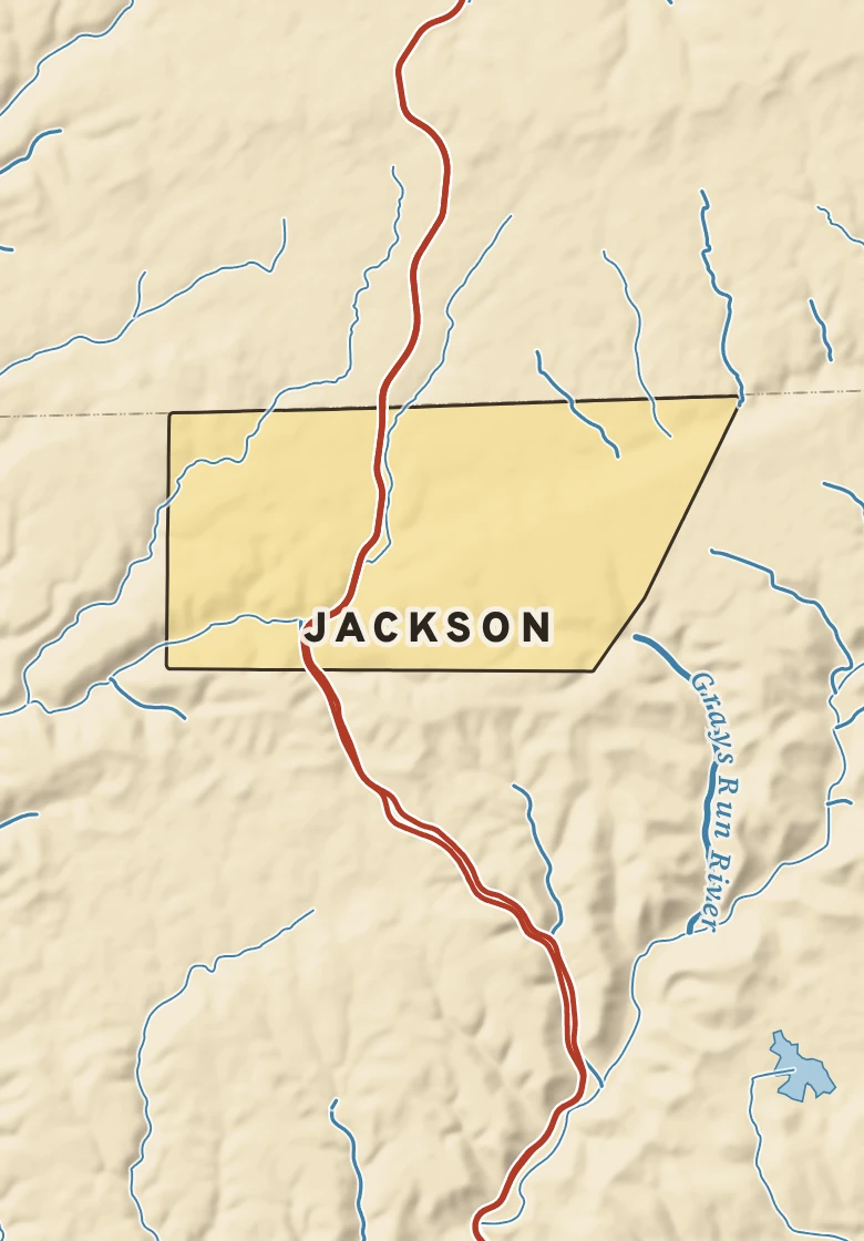 Atlas plate of Jackson, Pennsylvania.