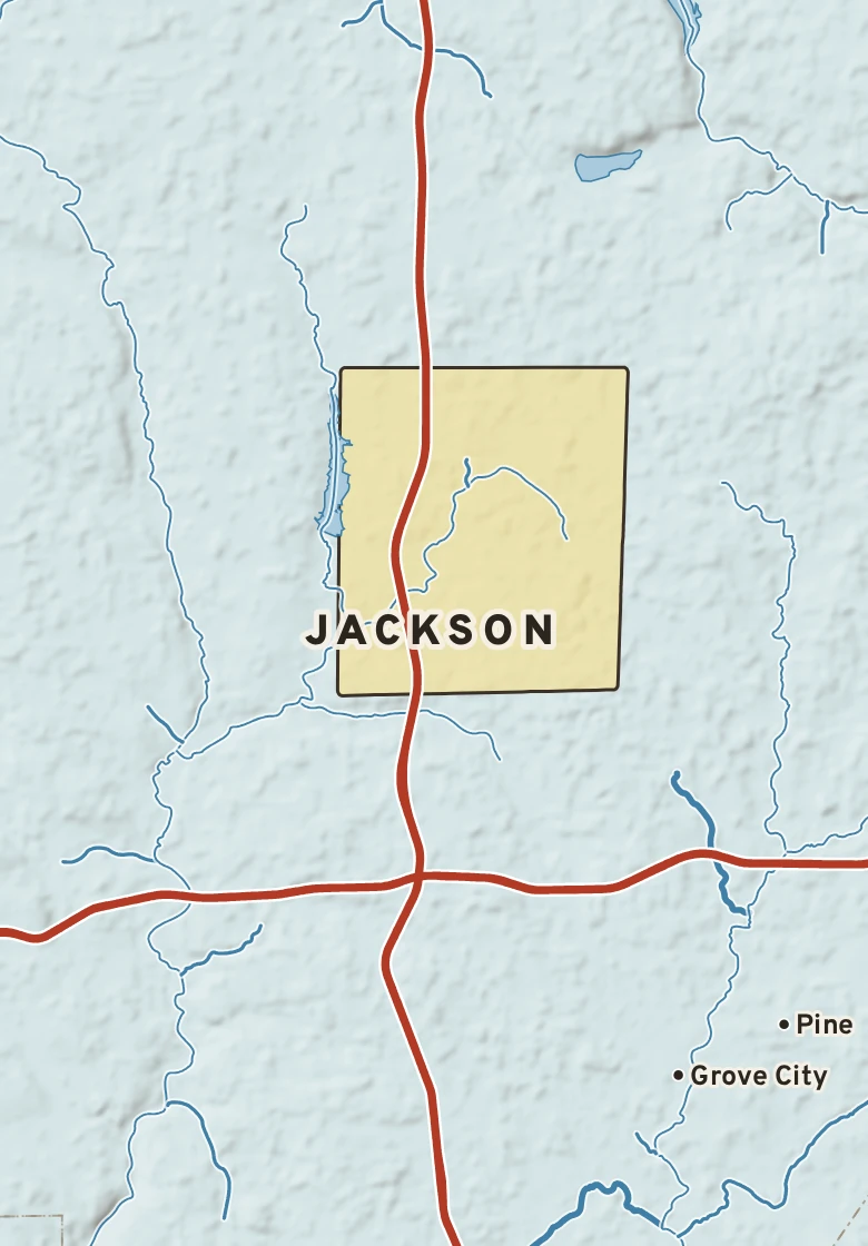 Atlas plate of Jackson, Pennsylvania.
