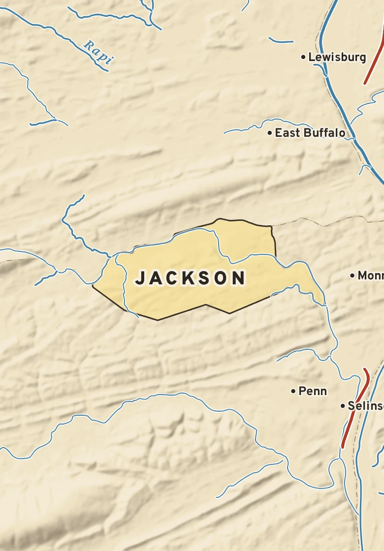 Atlas plate of Jackson, Pennsylvania.
