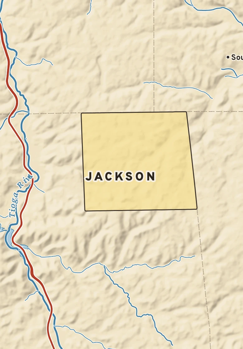 Atlas plate of Jackson, Pennsylvania.