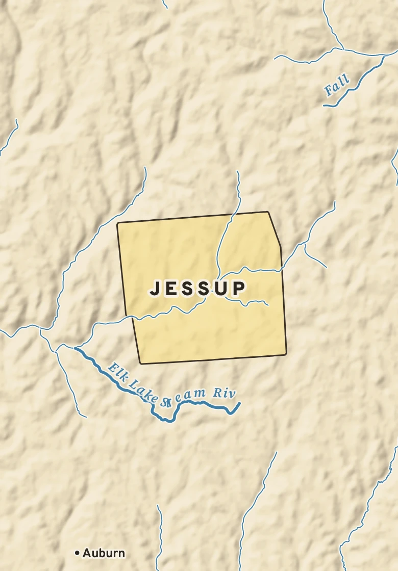 Atlas plate of Jessup, Pennsylvania.