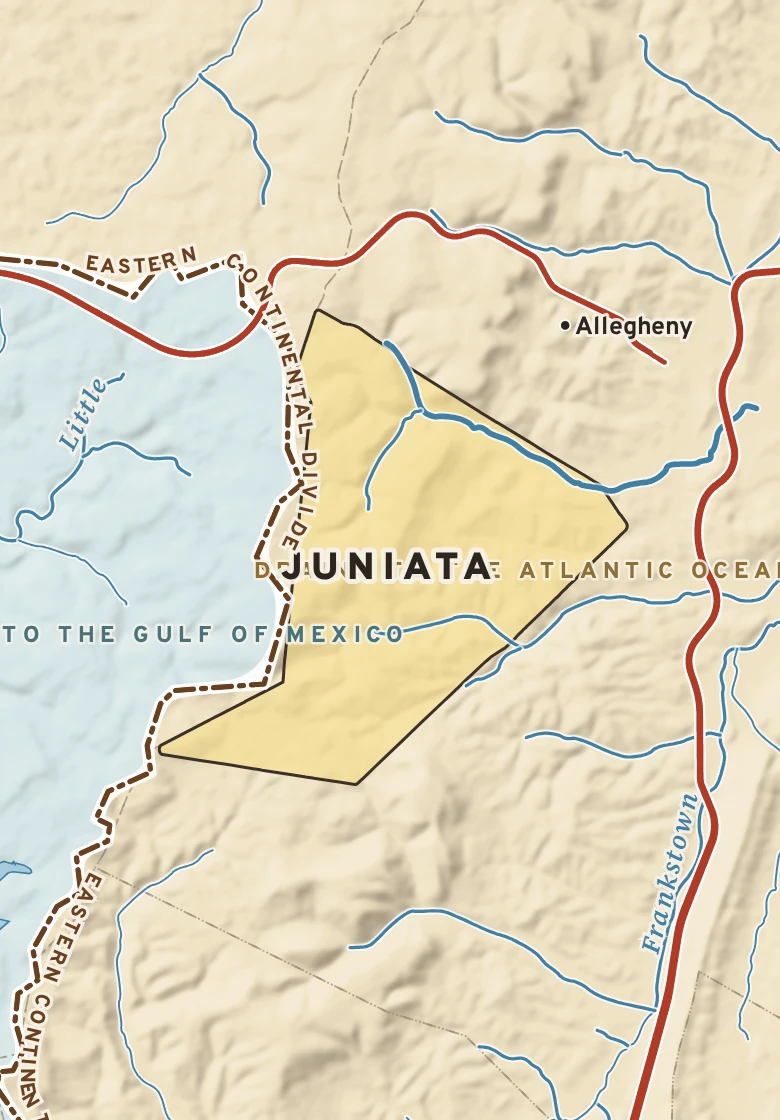 Atlas plate of Juniata, Pennsylvania.
