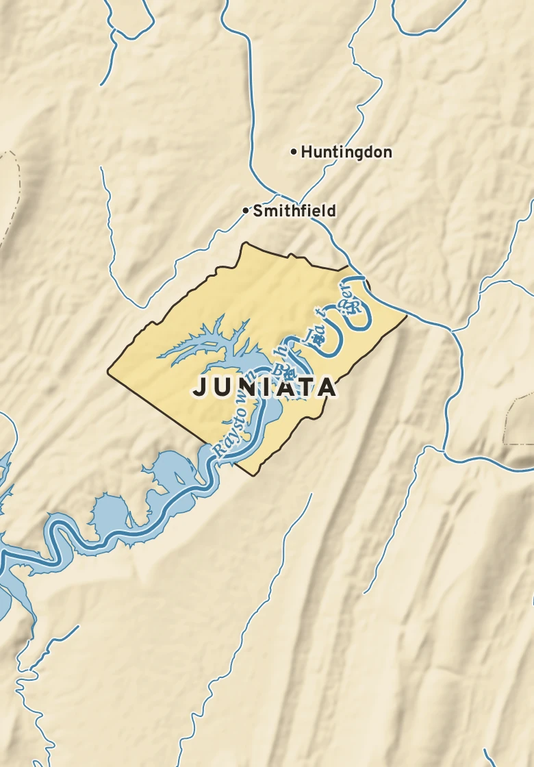 Atlas plate of Juniata, Pennsylvania.