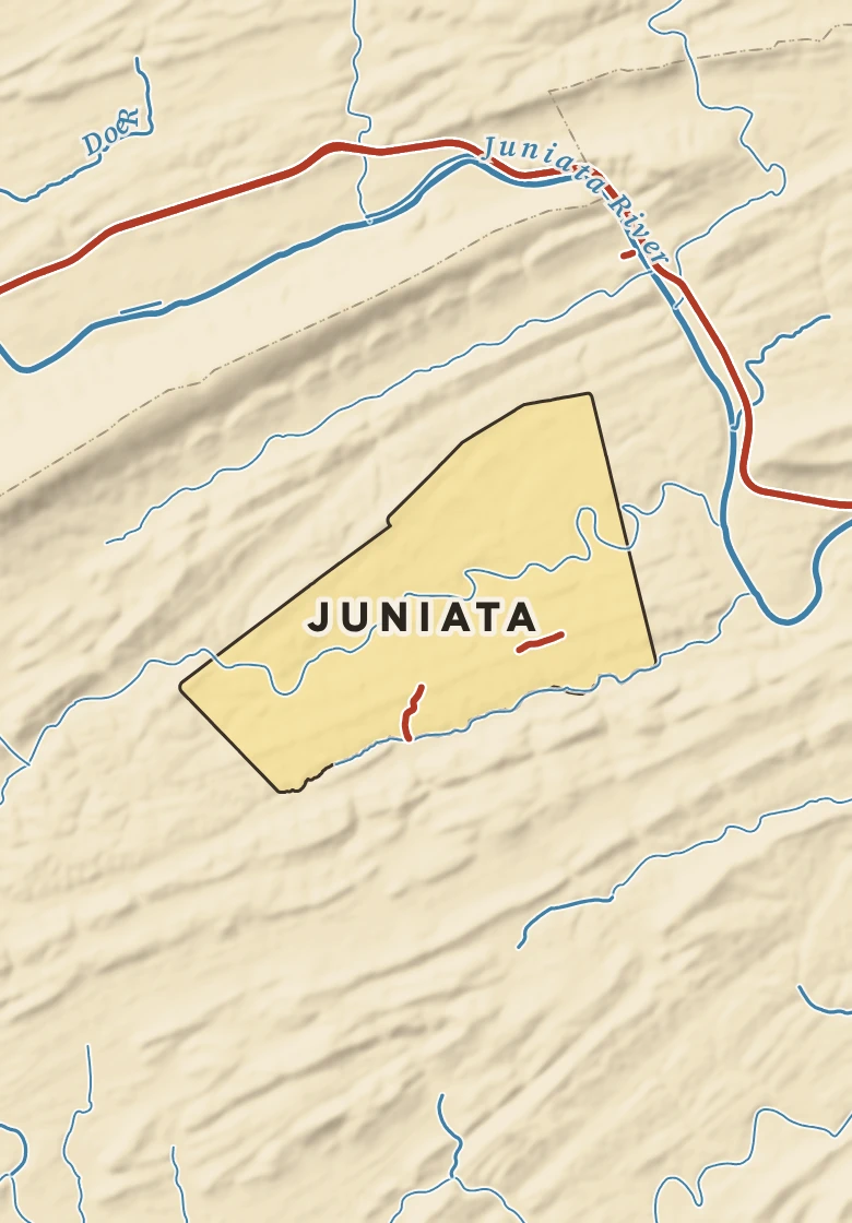 Atlas plate of Juniata, Pennsylvania.