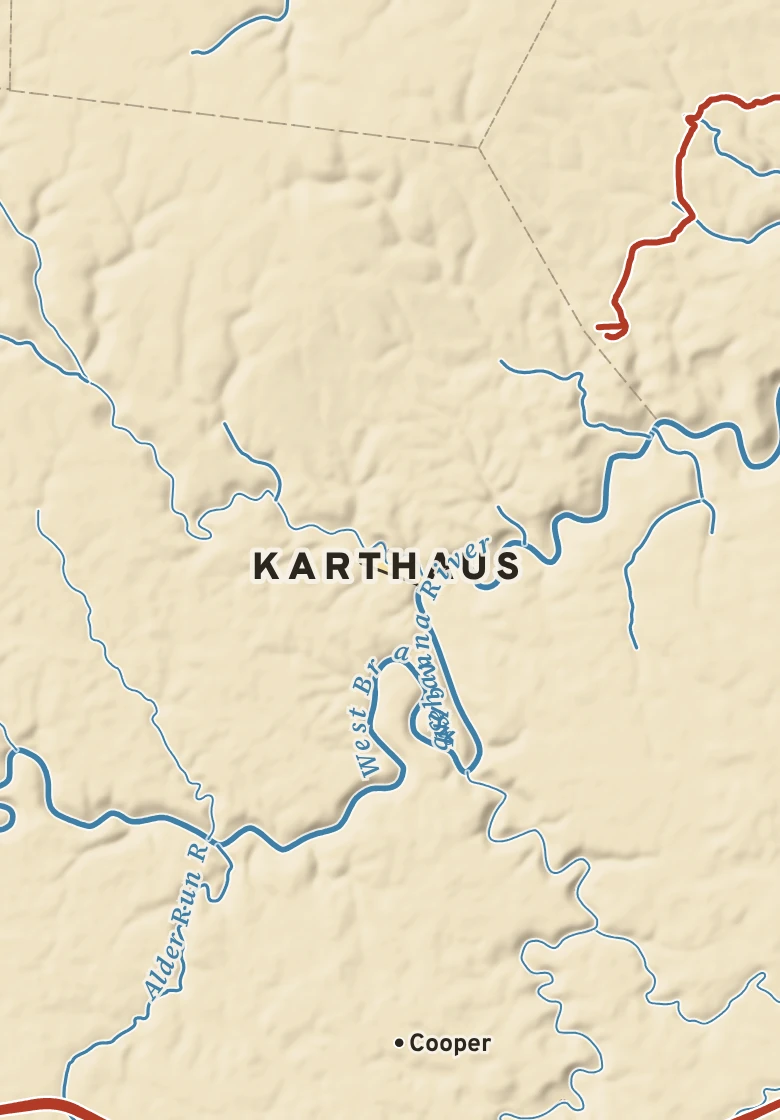 Atlas plate of Karthaus, Pennsylvania.