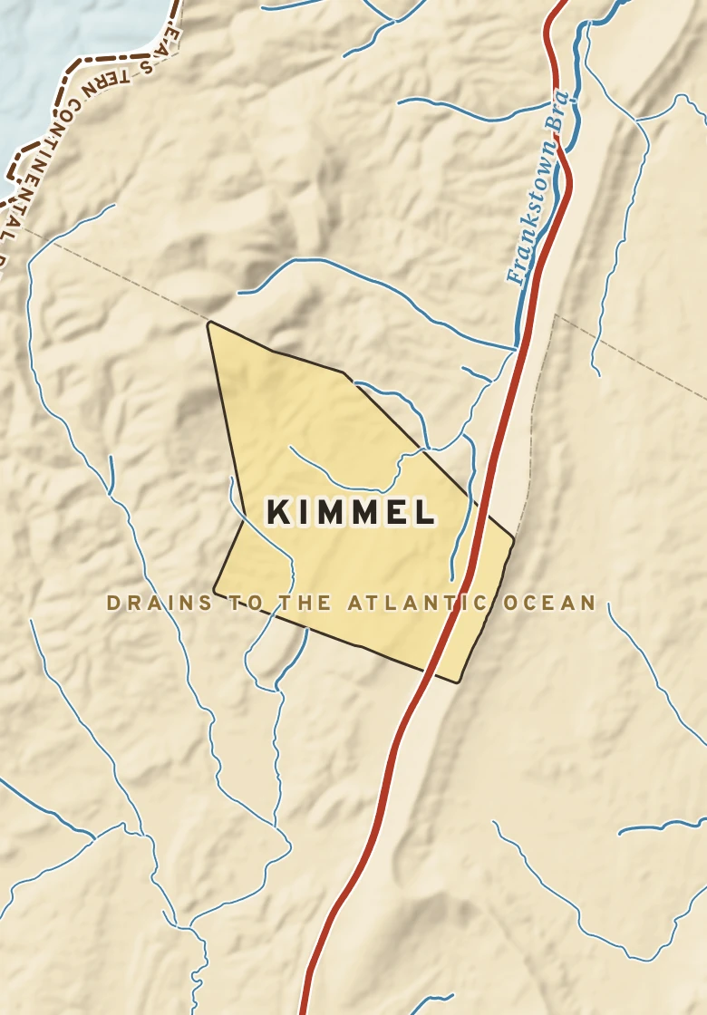 Atlas plate of Kimmel, Pennsylvania.