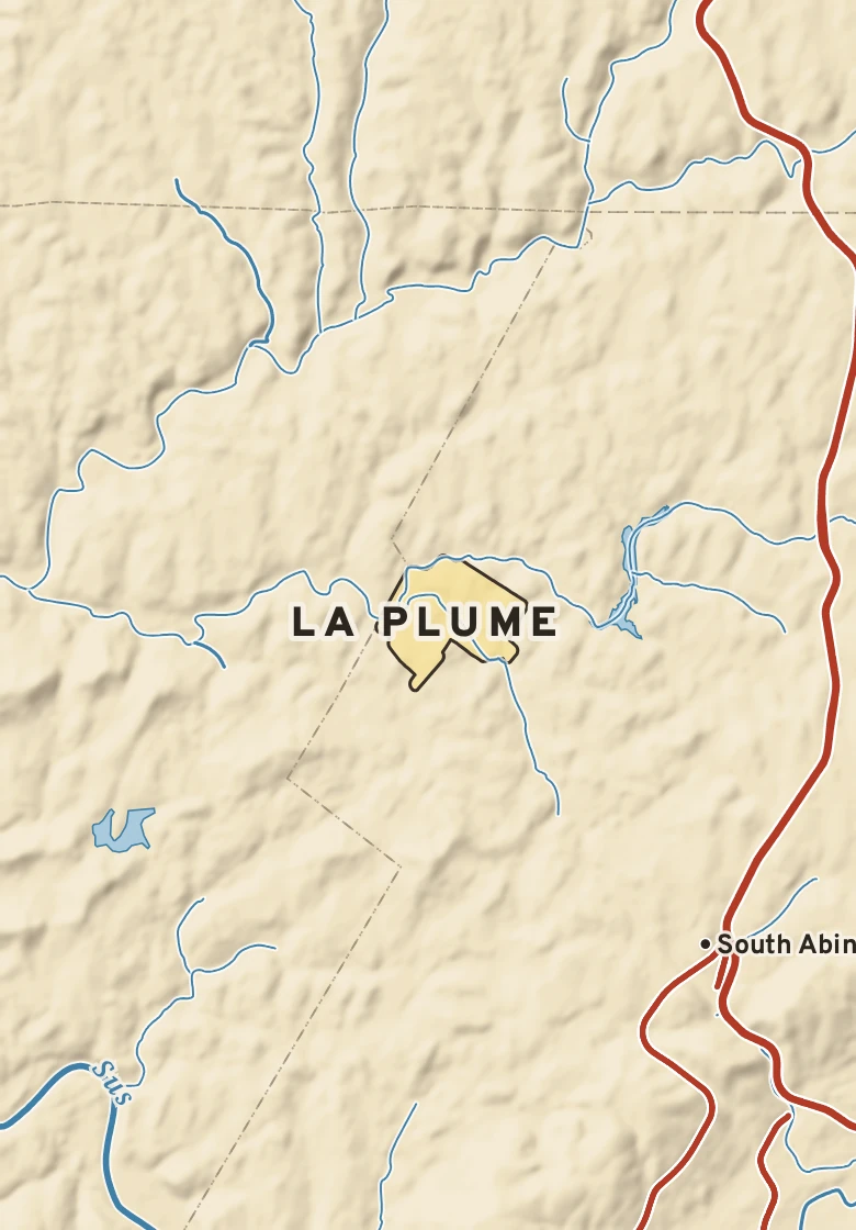 Atlas plate of La Plume, Pennsylvania.