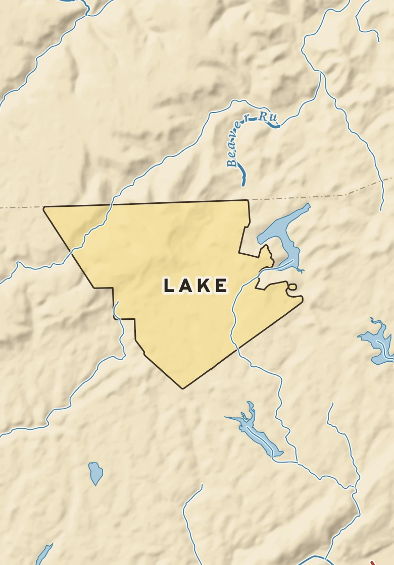 Atlas plate of Lake, Pennsylvania.