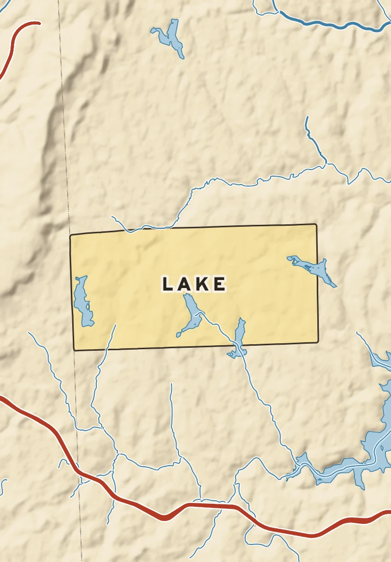 Atlas plate of Lake, Pennsylvania.