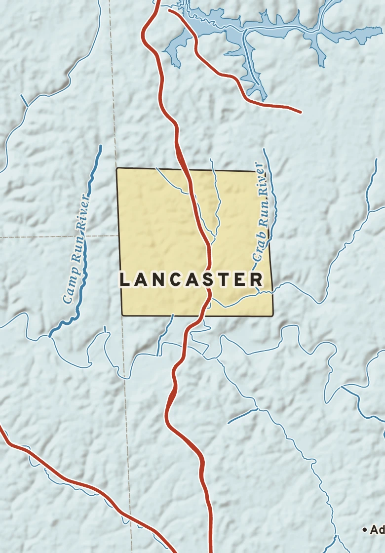 Atlas plate of Lancaster, Pennsylvania.