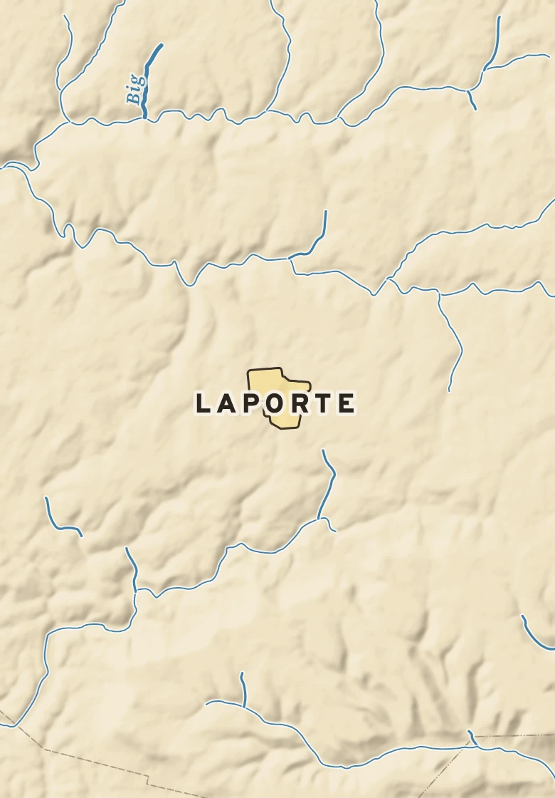 Atlas plate of Laporte, Pennsylvania.