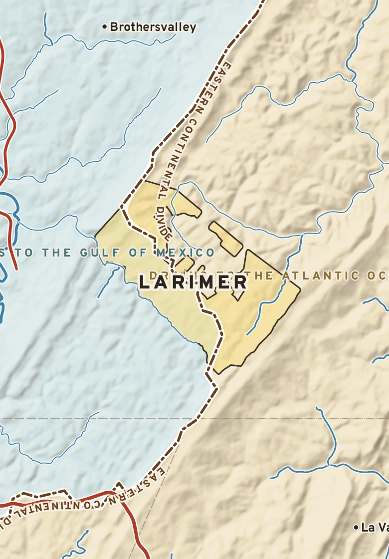 Atlas plate of Larimer, Pennsylvania.